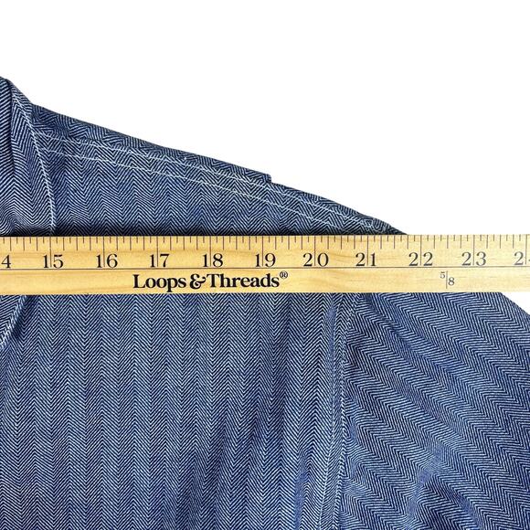 Vintage Key Hickory Stripe Coveralls XL 44x30 | Workwear Denim Jumpsuit USA - Picture 14 of 16